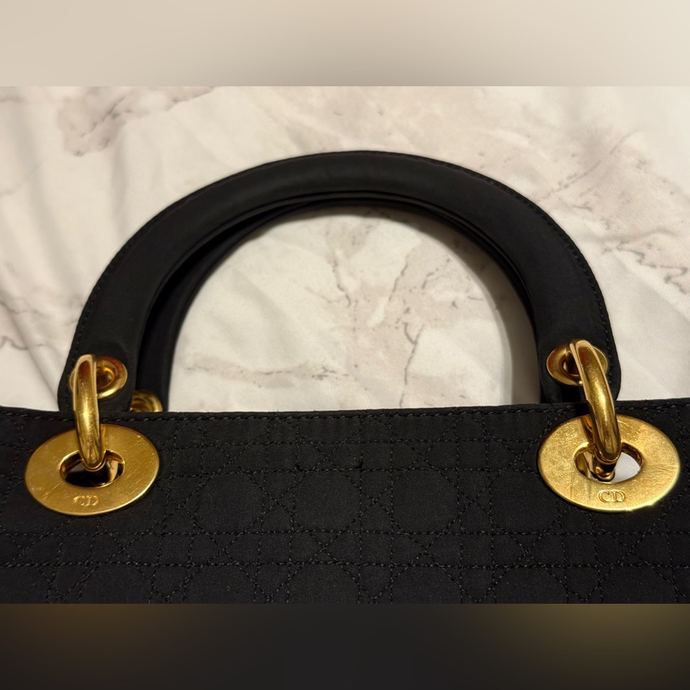🎀Vintage Lady Dior Canvas Cannage Handbag🎀 - Picture 12 of 16